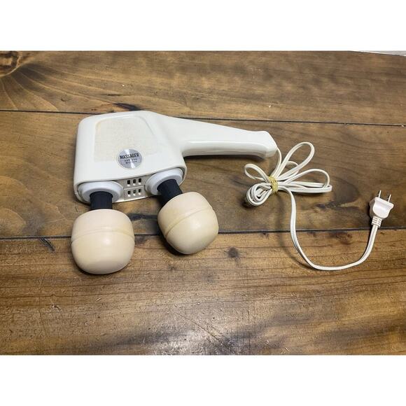 Hitachi HVT-350 Massager Dual Twin Heads Electric 2 Speed Vintage Works Japan - Picture 4 of 10